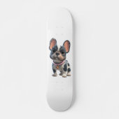 French Bulldog Skateboard (Vorne)