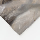 French Bulldog Snowy Sleigh Weihnachtsdekor Fleecedecke (Ecke)