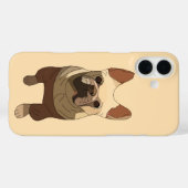 French Bulldog, Soft Peach Case-Mate iPhone Hülle (Rückseite (Horizontal))