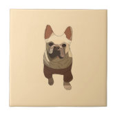 French Bulldog, Soft Peach Fliese (Vorderseite)