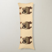 French Bulldog, Soft Peach Seitenschläferkissen (Vorderseite Vertikal)