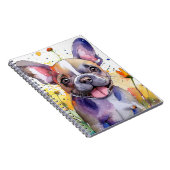 French Bulldog Spiral Notebook Notizblock (Rechte Seite)