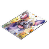 French Bulldog Spiral Notebook Notizblock (Linke Seite)