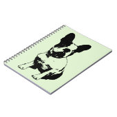 French Bulldog Spiral Notebook Notizblock (Linke Seite)