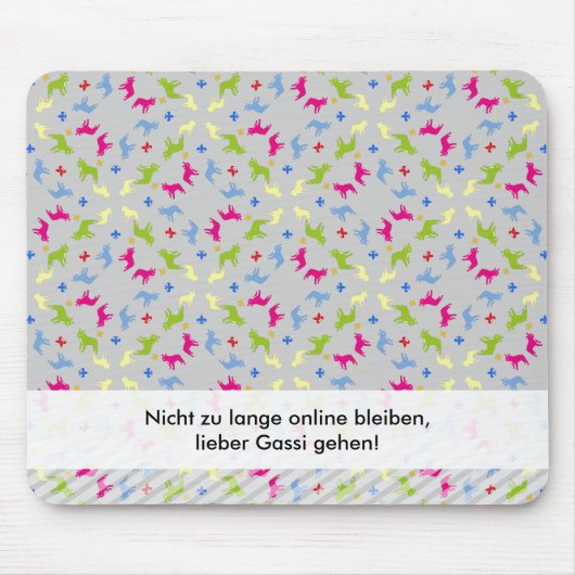 French Bulldog statement funny Mousepad (Vorne)