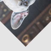 French Bulldog steampunk Puppy Seidenpapier (Detail)