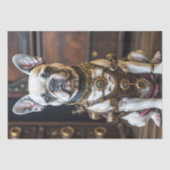 French Bulldog steampunk Puppy Seidenpapier (Vorderseite)