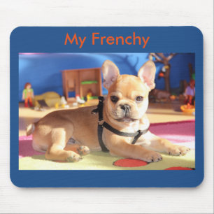 French Bulldog süßer Welpe Mousepad