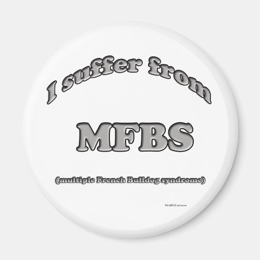 French Bulldog Syndrom - Magnet (Vorne)