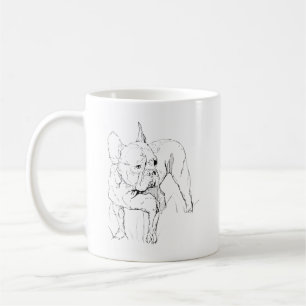 French Bulldog Tasse – Handgezeichnete Hunde-Illus