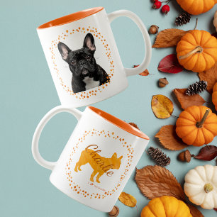 French Bulldog Tasse Personalisiert Pastell Orange