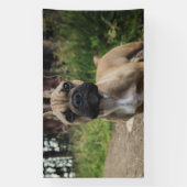French Bulldog Throw Pillow Banner (Vertikal)