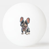 French Bulldog Tischtennisball (Vorderseite)