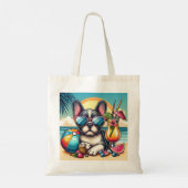 French Bulldog Tote Bag Tragetasche (Rückseite)