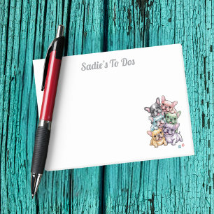 French Bulldog Travel Wanderlust Niedliches Hausti Post-it Klebezettel