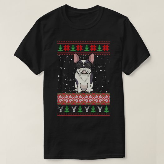 French Bulldog Ugly Christmas Pullover (Design vorne)