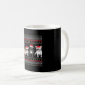 French Bulldog Ugly Christmas Sweater Essential T- Kaffeetasse (VorderseiteRechts)
