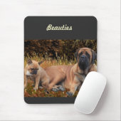 French Bulldog und Mastiff Freunde Mousepad (Mit Mouse)