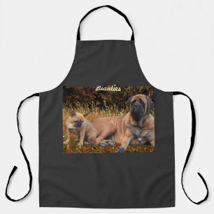 French Bulldog und Mastiff Freunde Schürze