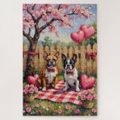 French Bulldog Valentine’s Day Art Puzzle (Vertikal)
