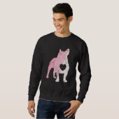 French Bulldog Valentines Day Cupid Love Dog Sweatshirt (Vorne ganz)