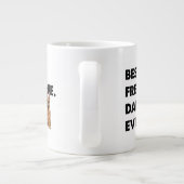French Bulldog Vater Frenchie Best Frenchie Vater  Jumbo-Tasse (Rückseite)