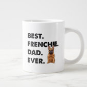 French Bulldog Vater Frenchie Best Frenchie Vater Jumbo-Tasse (Rechts)