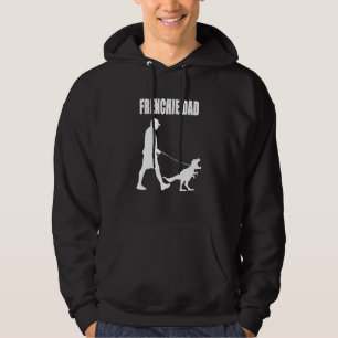 French Bulldog Vater Trex Dinosaur Frenchie Dog Ow Hoodie