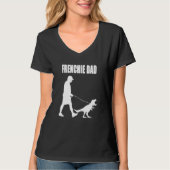 French Bulldog Vater Trex Dinosaur Frenchie Dog Ow T-Shirt (Vorderseite)