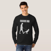 French Bulldog Vater Trex Dinosaur Frenchie Dog Ow T-Shirt (Vorne ganz)