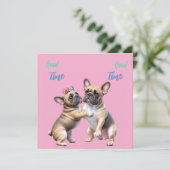 French Bulldog verliebt Valentinstag (Stehend Vorderseite)