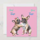 French Bulldog verliebt Valentinstag (Vorderseite)