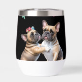 French Bulldog  verliebt Valentinstag  (Rückseite)