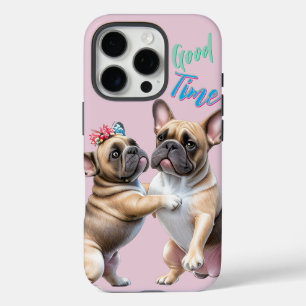 French Bulldog  verliebt Valentinstag  iPhone 16 Pro Hülle