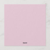 French Bulldog  verliebt Valentinstag  Einladung (Rückseite)