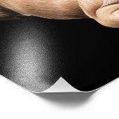 French Bulldog verliebt Valentinstag Fotodruck (Ecke)