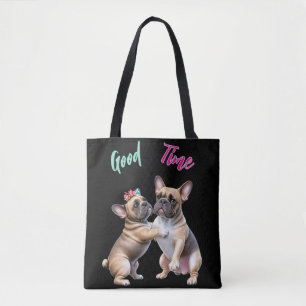 French Bulldog  verliebt Valentinstag  Tasche