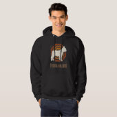 French Bulldog Vintage Retro Classic Dog Love Hoodie (Vorne ganz)