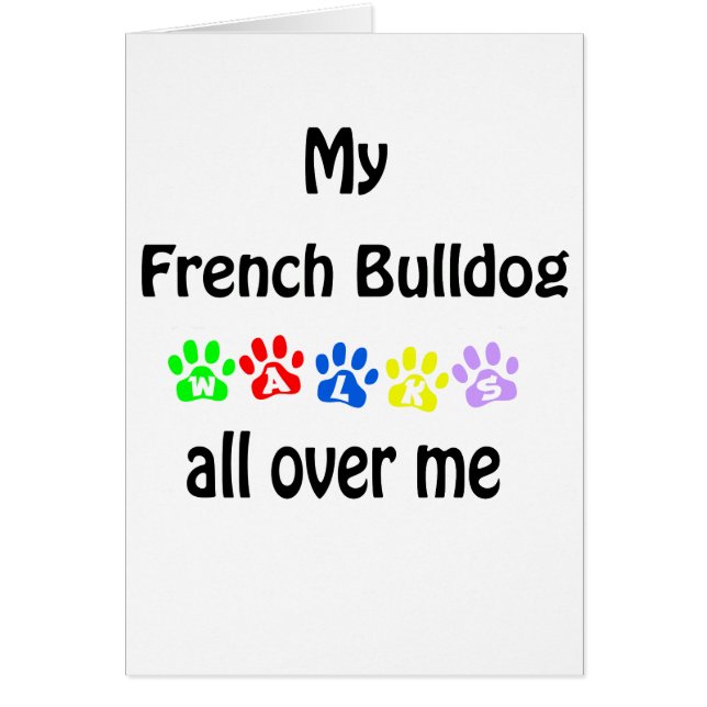 French Bulldog Walking Design (Vorne)