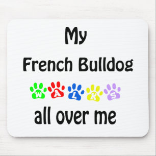 French Bulldog Walking Design Mousepad