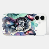 French Bulldog Watercolor Case-Mate iPhone Hülle (Rückseite (Horizontal))