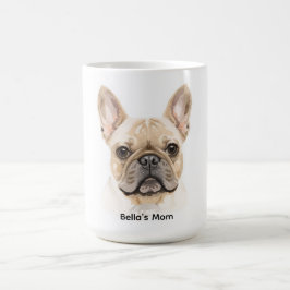 French Bulldog Watercolor Coffee Mug Neutral Dog Kaffeetasse