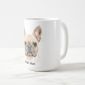 French Bulldog Watercolor Coffee Mug Neutral Dog Kaffeetasse (VorderseiteRechts)