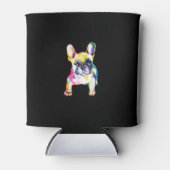 French Bulldog Watercolor Hand Zeichnend Geschenk Dosenkühler (Vorderseite)