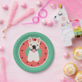 French Bulldog Watermelon Fruit Pappteller (Party)