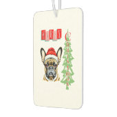 French Bulldog Weihnachtsgeschenk Autolufterfrischer (Links)
