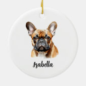 French Bulldog Weihnachtsschmuck (Hinten)