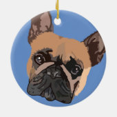 French Bulldog Weihnachtsschmuck (Hinten)