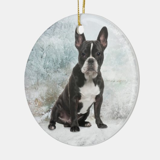 French Bulldog Weihnachtsschmuck (Links)