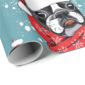 French Bulldog WeihnachtsWeihnachtsWeihnachtsWeihn Geschenkpapier (Rolleneckpunkt)